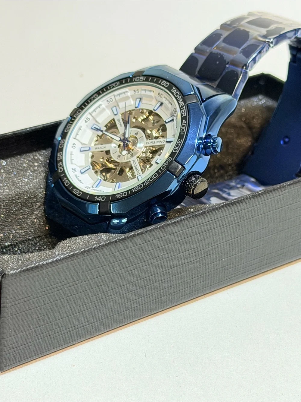 Blue Metallic TM340 Dial Men's Watch